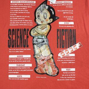 Astro Boy Shirt Small Red Japan Tezuka